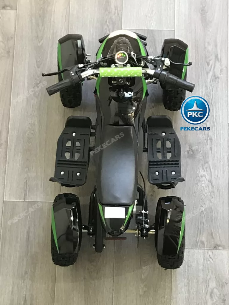 Quad Cobra 36V 800W Verde asiento acolchado en piel