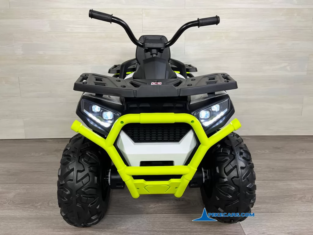 Quad Eléctrico Desert 12V 2.4G Blanco vista frontal