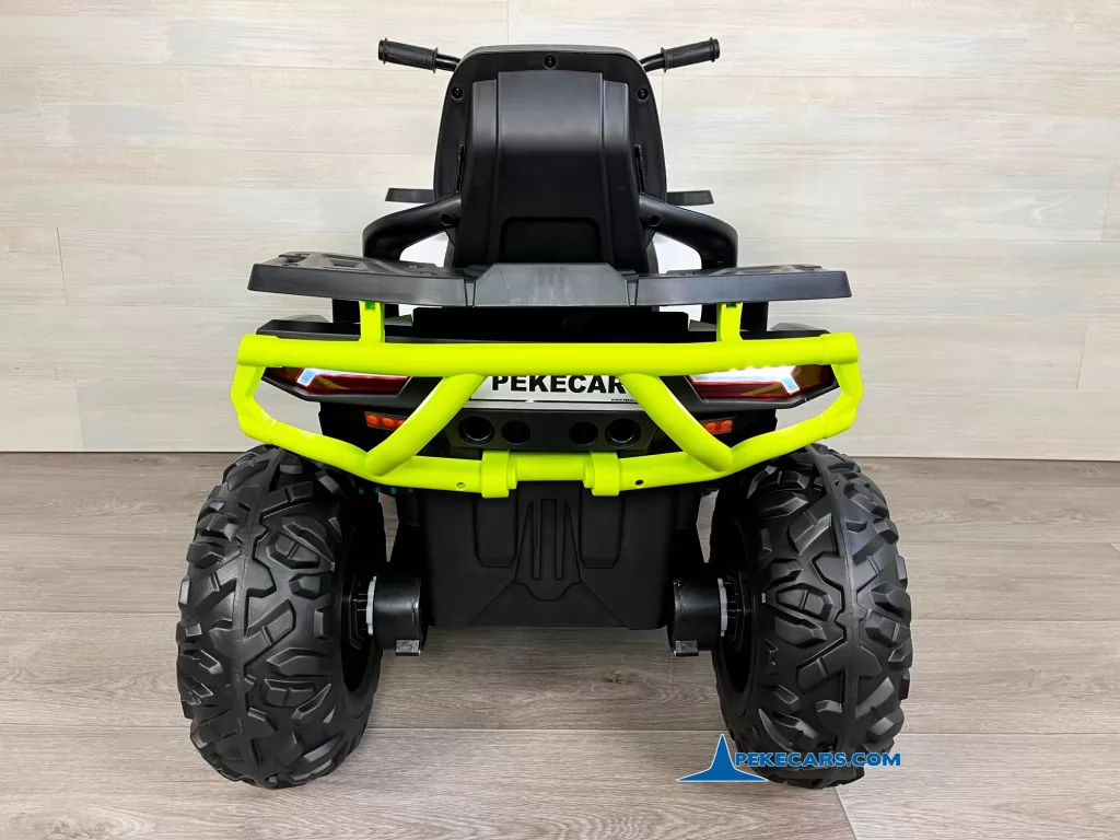 Quad Eléctrico Desert 12V 2.4G Blanco vista trasera