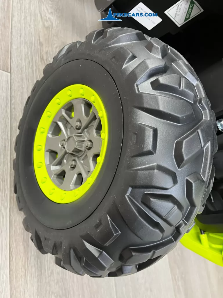 Quad Eléctrico Desert 12V 2.4G Blanco ruedas