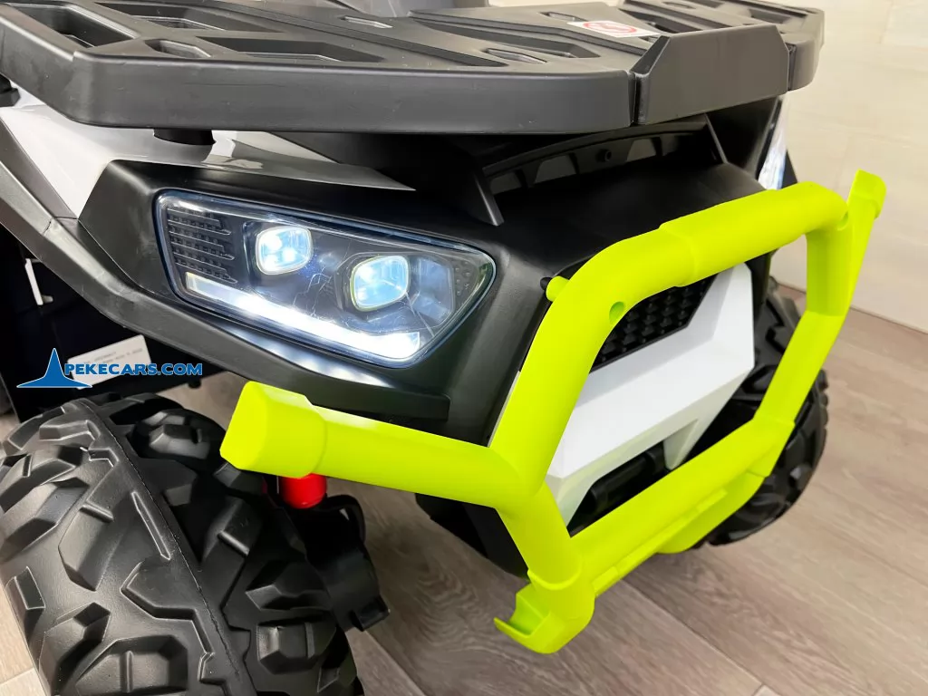 Quad Eléctrico Desert 12V 2.4G Blanco luces frontales