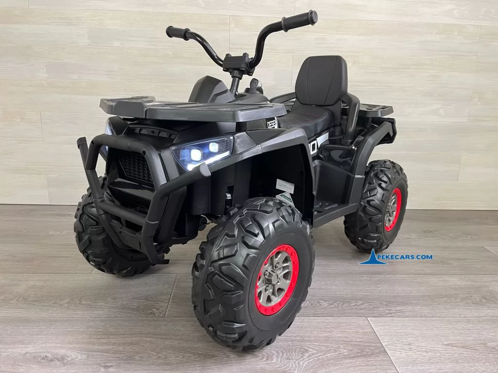 Quad eléctrico para niños 12V 2.4G Negro perspectiva