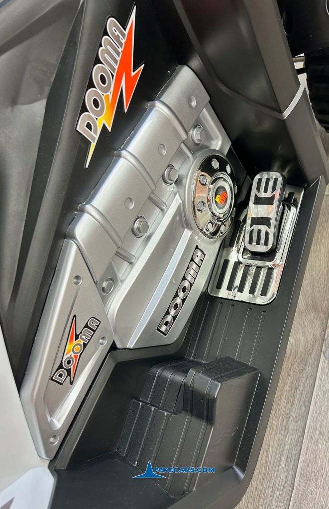 Quad Eléctrico Infantil Giga Quad 12V Blanco