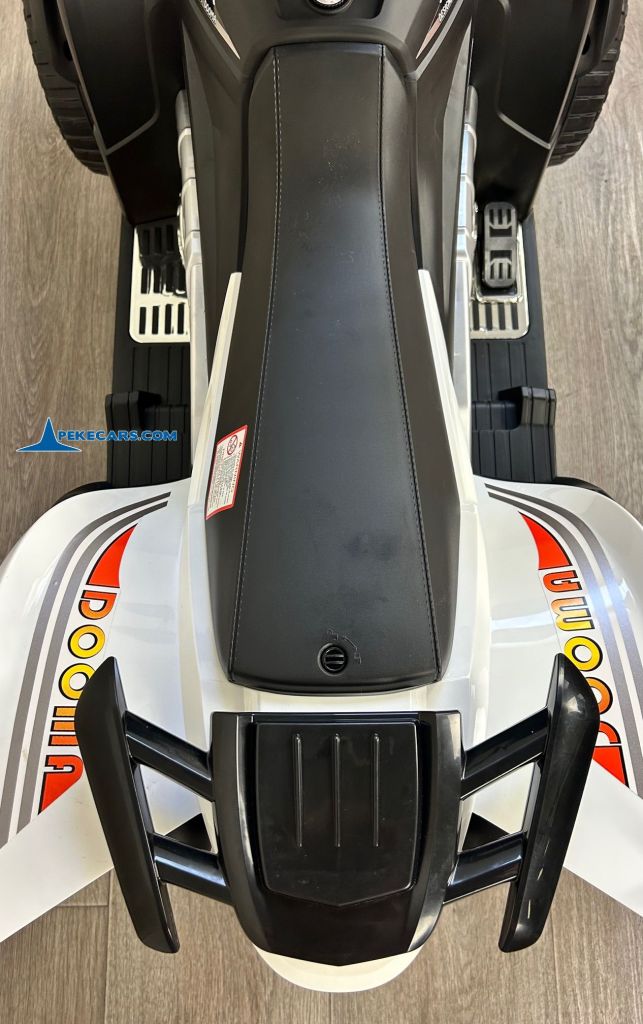 Quad Eléctrico Infantil Giga Quad 12V Blanco