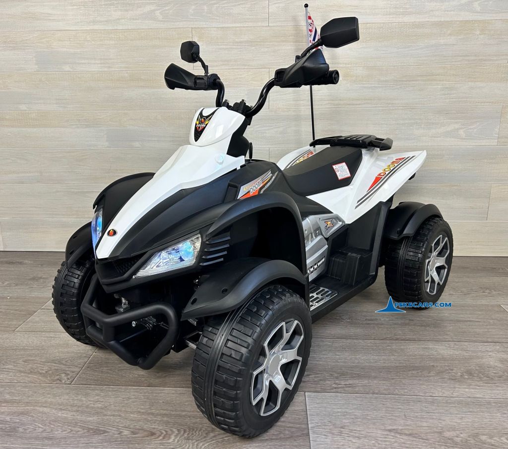 Quad Eléctrico Infantil Giga Quad 12V Blanco