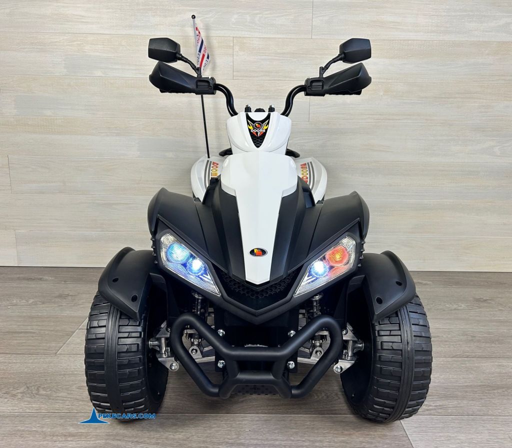 Quad Eléctrico Infantil Giga Quad 12V Blanco