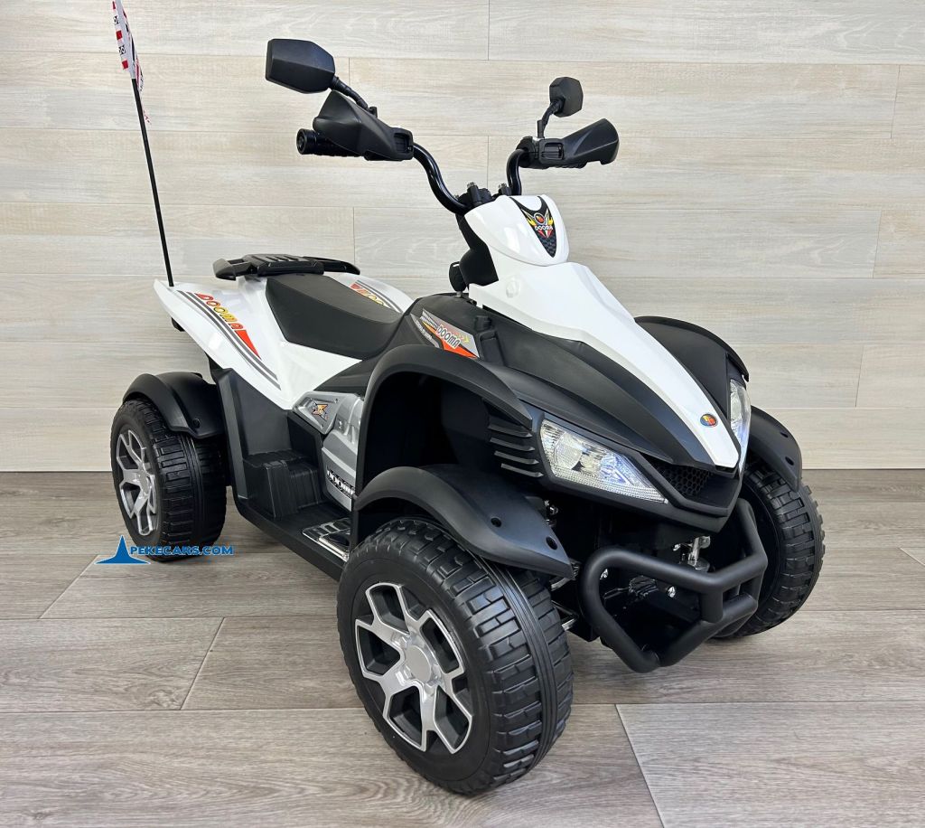 Quad Eléctrico Infantil Giga Quad 12V Blanco