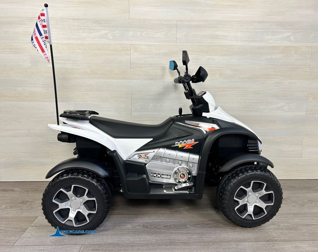 Quad Eléctrico Infantil Giga Quad 12V Blanco