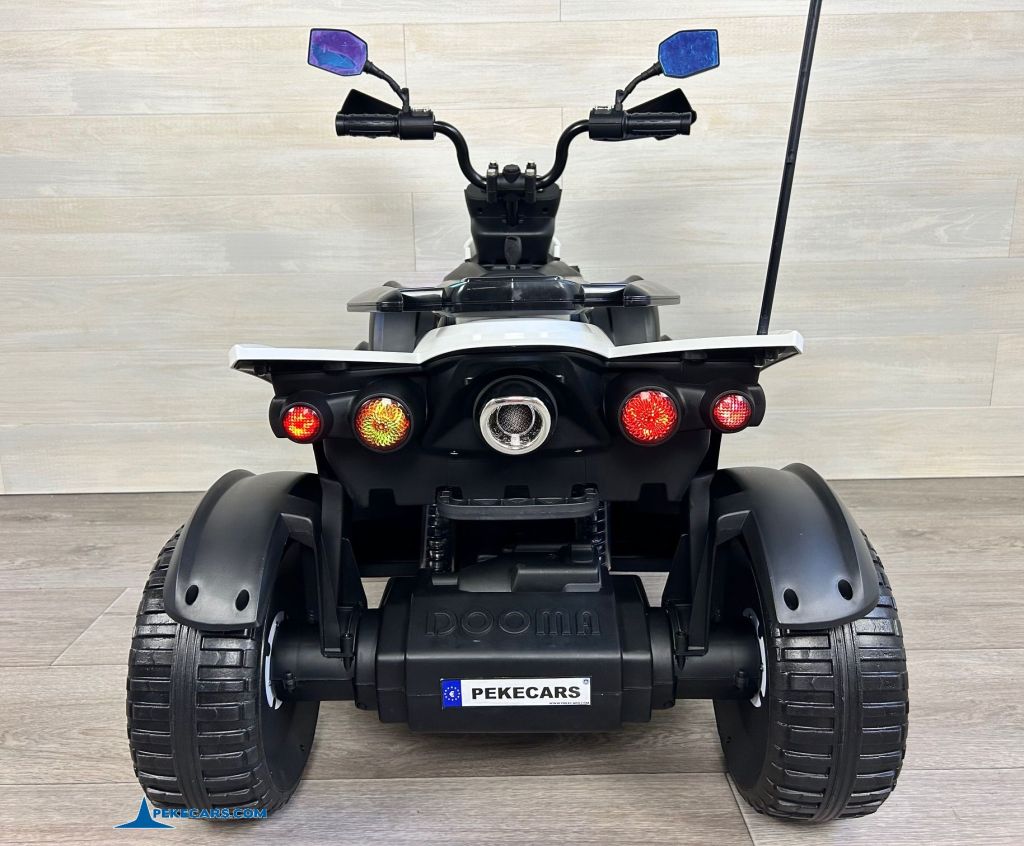 Quad Eléctrico Infantil Giga Quad 12V Blanco