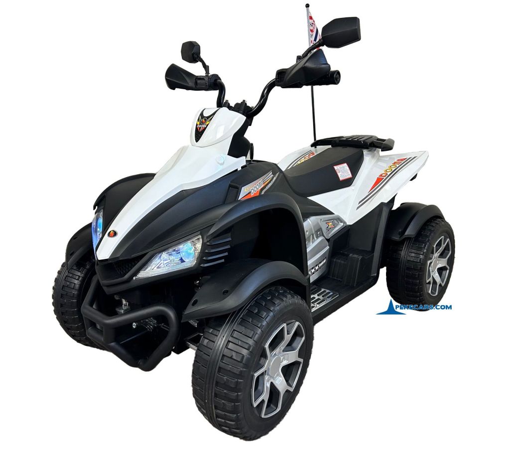 Quad Eléctrico Infantil Giga Quad 12V Blanco vista principal
