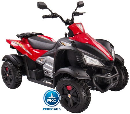 Pekecars Giga Quad 12V Rojo