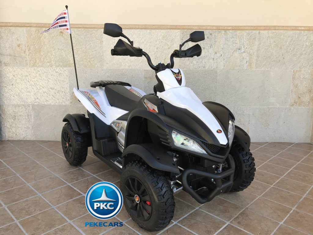 Quad Eléctrico Infantil Giga Quad 12V Blanco