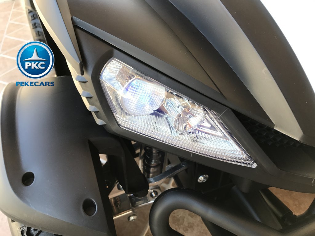 Quad Eléctrico Infantil Giga Quad 12V Blanco luces frontales