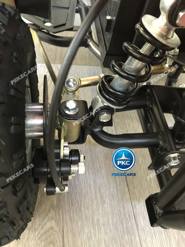 Quad eléctrico para niños mini atv 36V rojo y blanco amortiguador