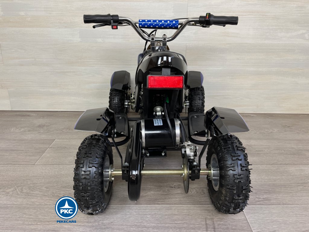 Electro quad 36V 500W Azul parte trasera