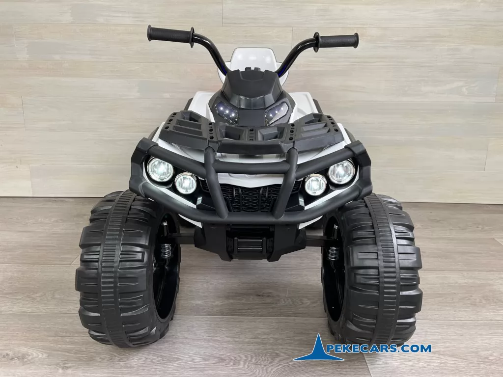 Quad Eléctrico Infantil Pekecars 906D Blanco