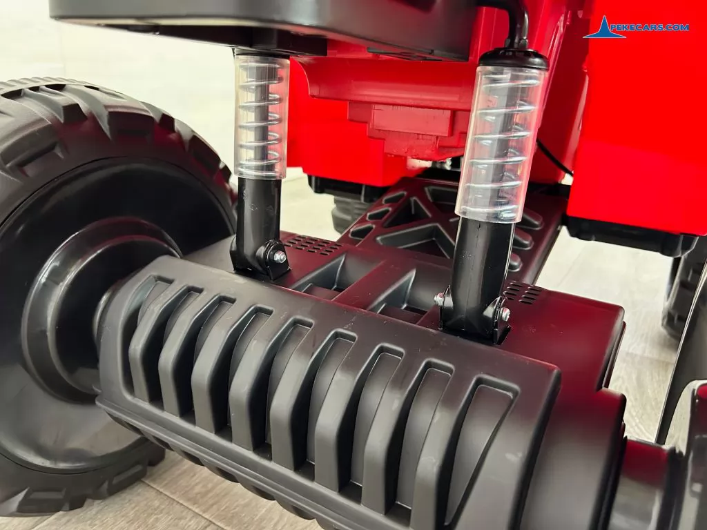 Quad Eléctrico Infantil Pekecars 906D Rojo amortiguadores