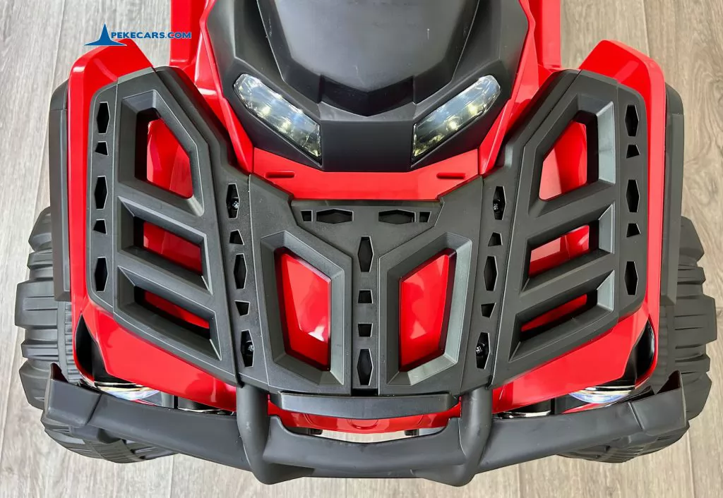 Quad Eléctrico Infantil Pekecars 906D Rojo morro