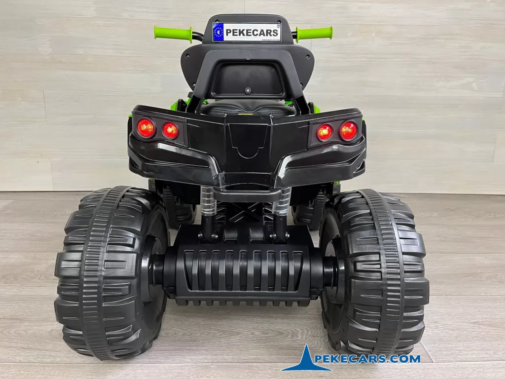 Quad 12V para niños Pekecars 906D Verde y Negro