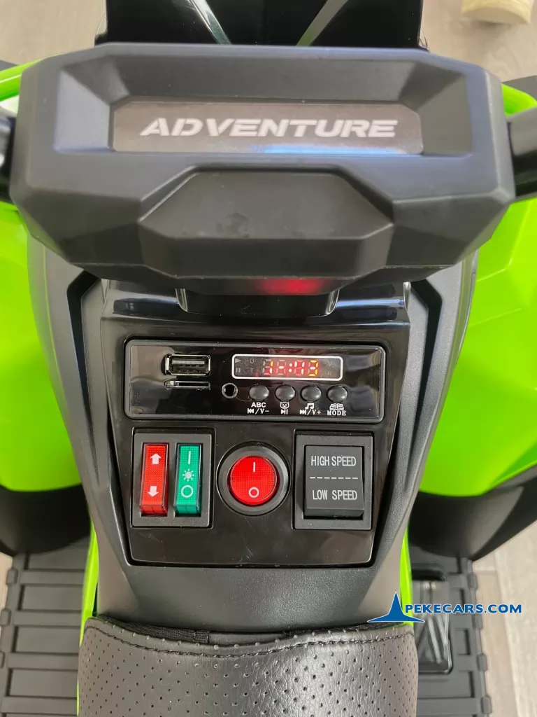 Quad Eléctrico ATR 12V 2.4G Verde