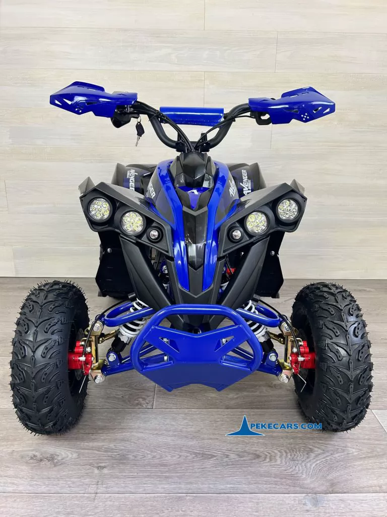 Quad Avenger 48V 1000W Azul para niños frontal