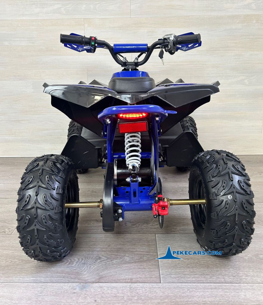Quad Avenger 48V 1000W Azul para niños parte trasera