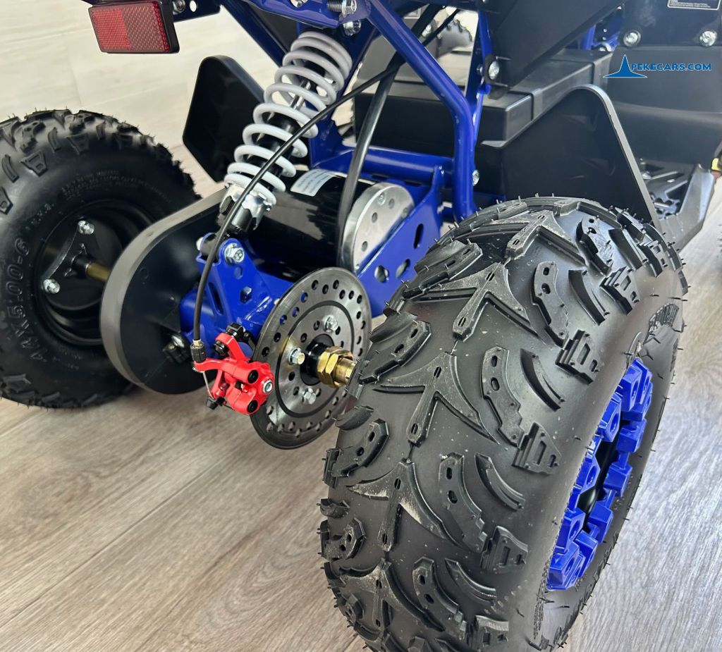 Quad Avenger 48V 1000W Azul para niños eje trasero