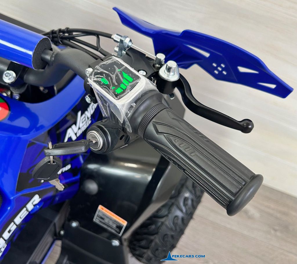 Quad Avenger 48V 1000W Azul para niños manillar