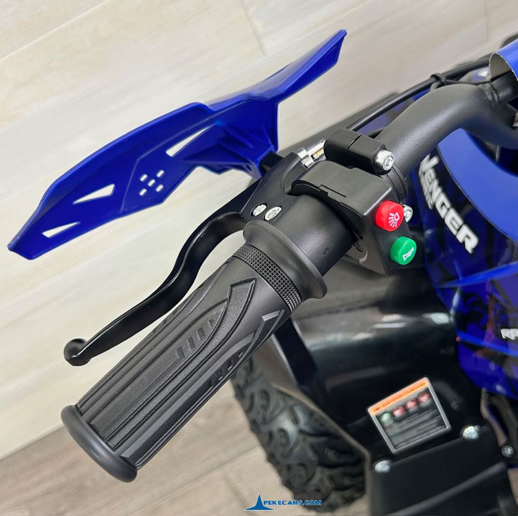 Quad Avenger 48V 1000W Azul para niños freno