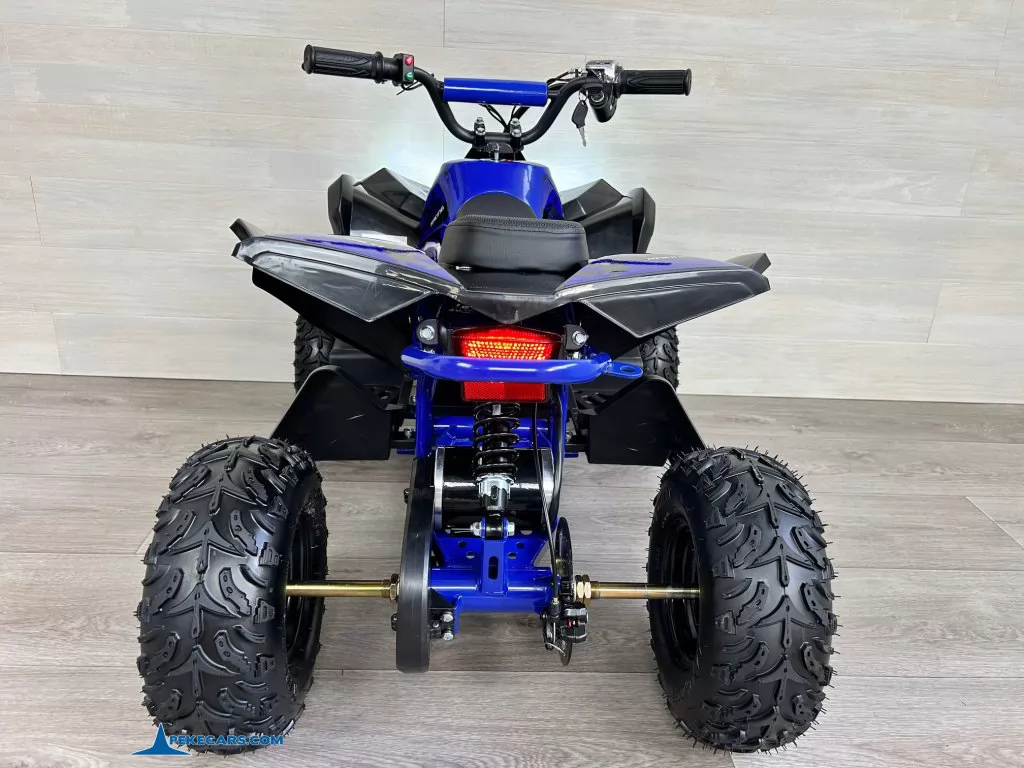 Quad Avenger para niños 48V 1000W Azul parte trasera