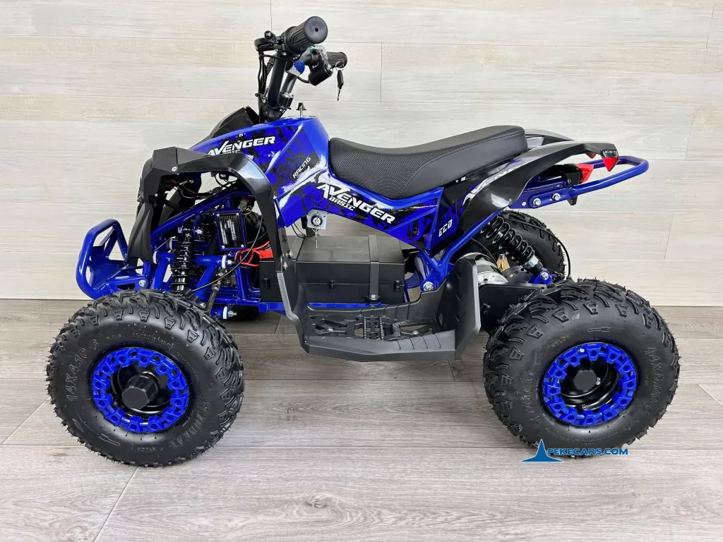 Quad Avenger 48V 1000W Azul vista lateral