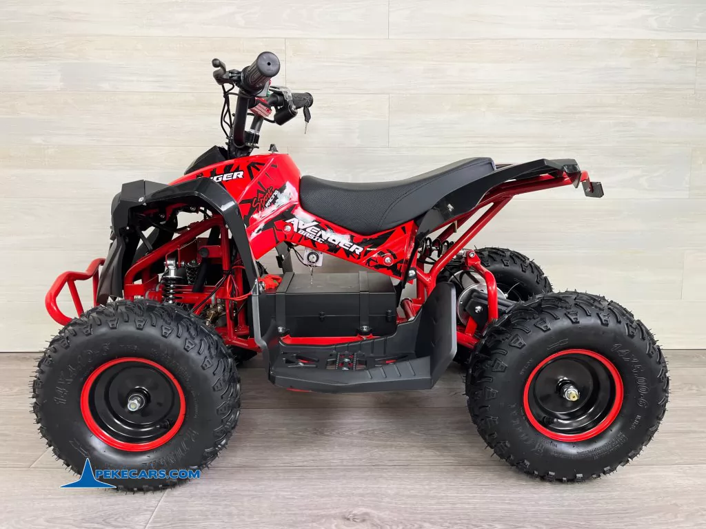 Quad Avenger 48V 1000W Rojo Lateral