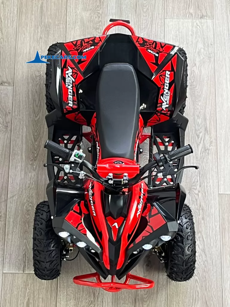 Quad Avenger 48V 1000W Rojo desde arriba