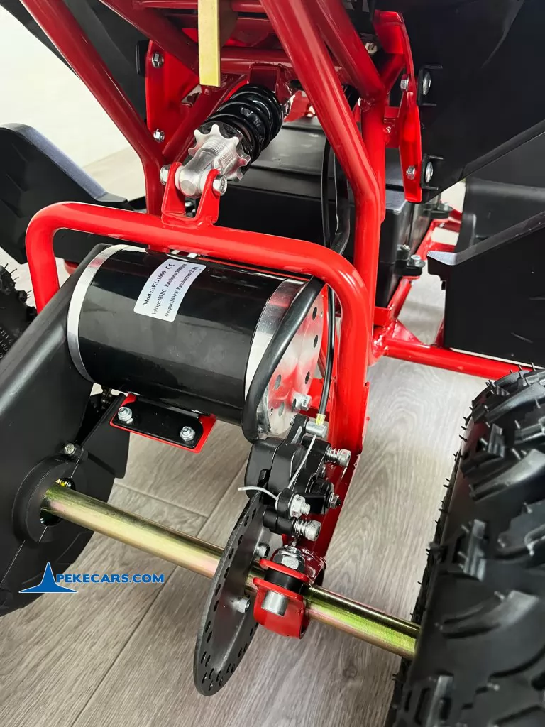 Quad Avenger 48V 1000W Rojo eje trasero
