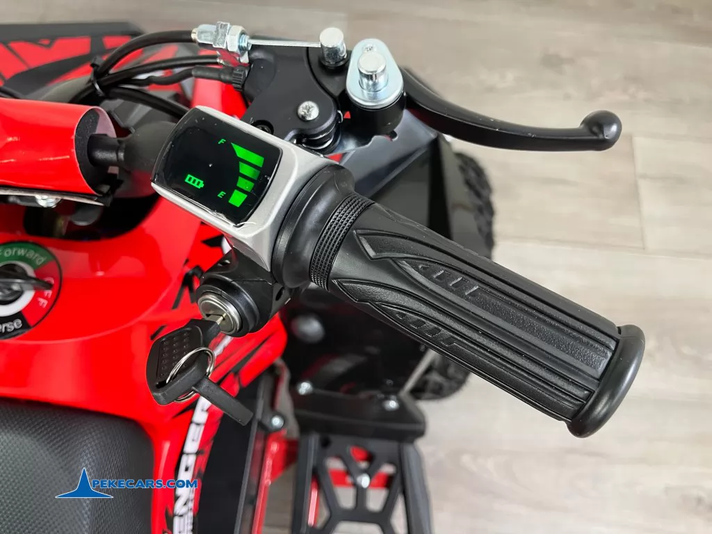 Quad Avenger 48V 1000W Rojo manillar