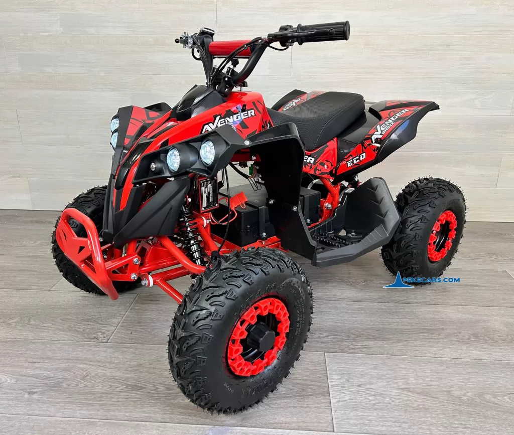 Quad Avenger 48V 1000W Rojo lado derecho