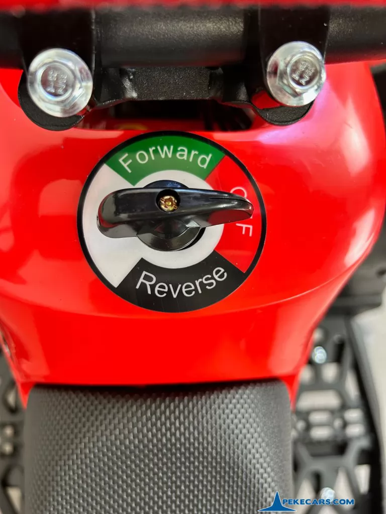Quad Avenger 48V 1000W Rojo selector velocidad