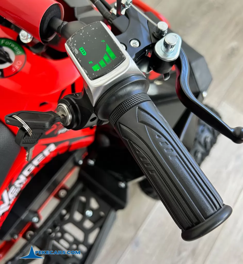 Quad Avenger 48V 1000W Rojo acelerador