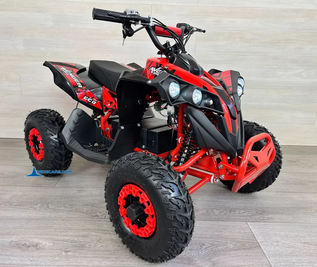 Quad Avenger 48V 1000W Rojo lado izquierdo