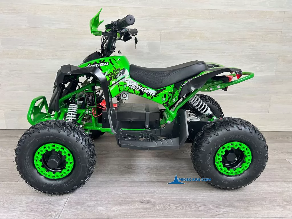 Quad Avenger 48V 1000W Verde lateral