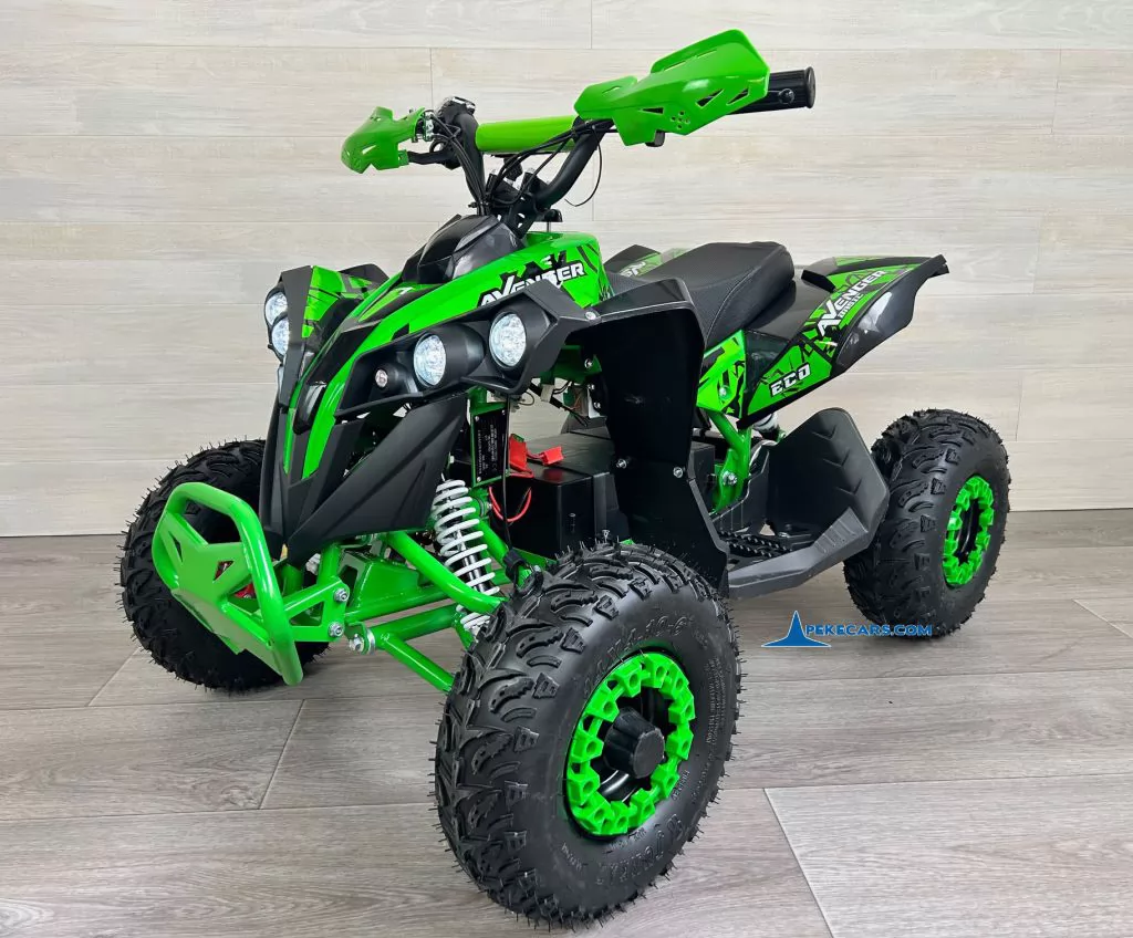 Quad Avenger 48V 1000W Verde perspectiva