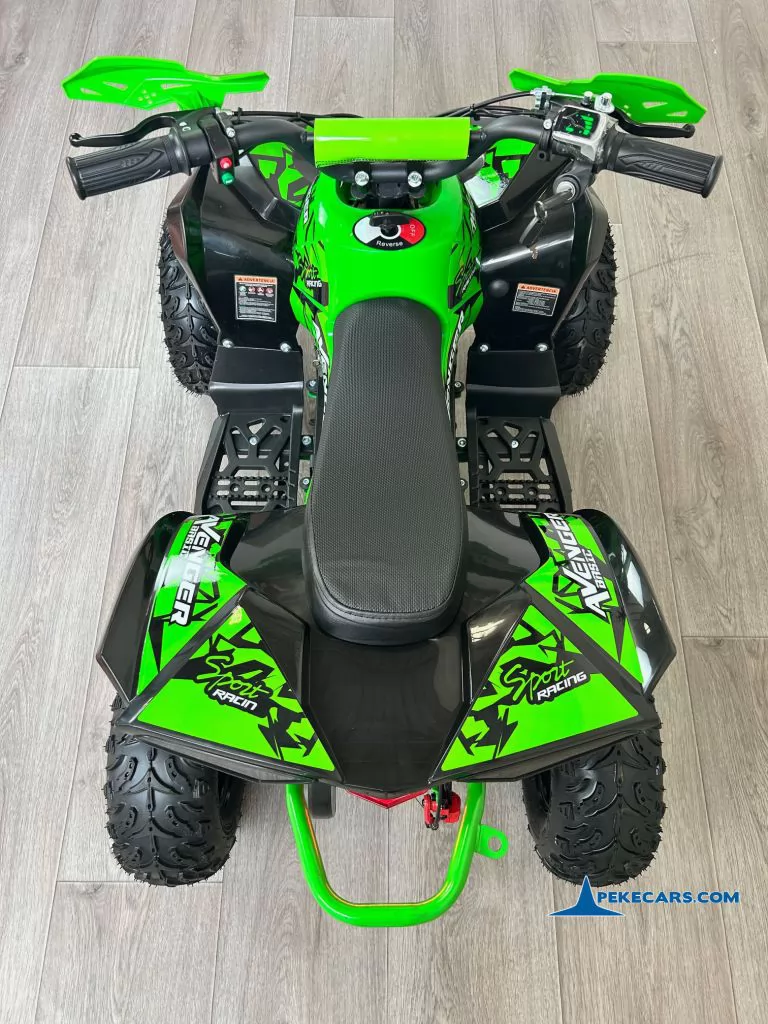 Quad Avenger 48V 1000W Verde desde arriba