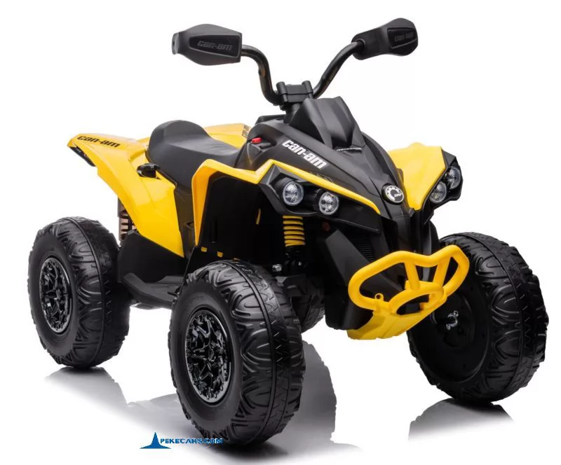 quad CAN-AM Maverick 12V amarillo