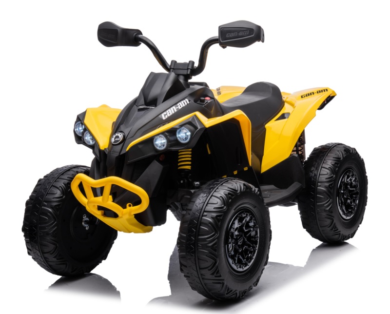 quad CAN-AM Maverick 12V amarillo