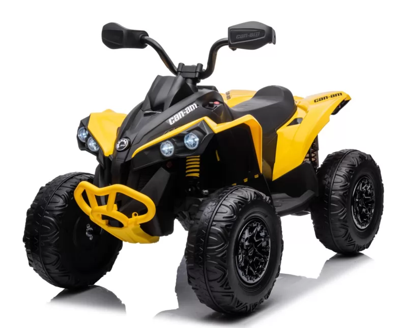 quad CAN-AM Maverick 12V amarillo