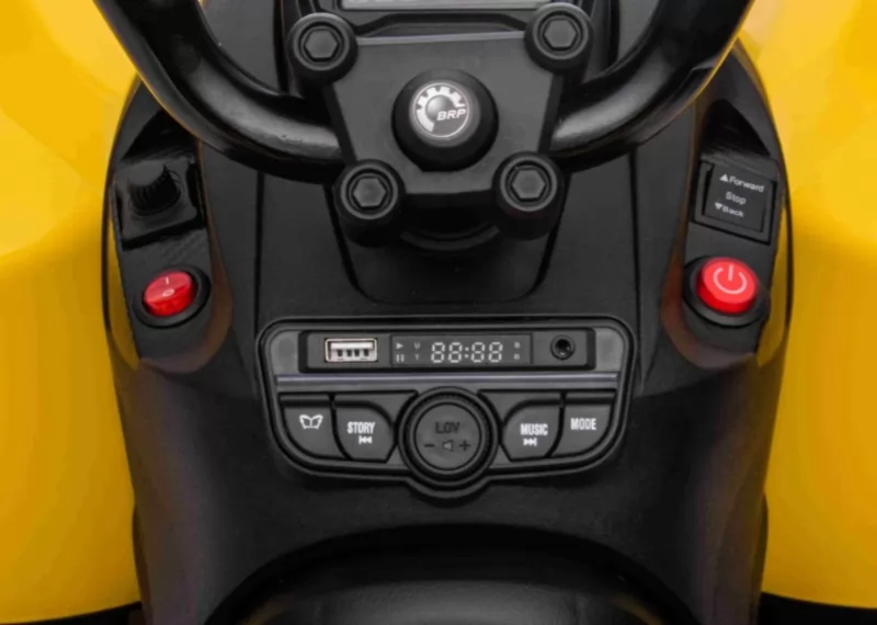 quad CAN-AM Maverick 12V caqui