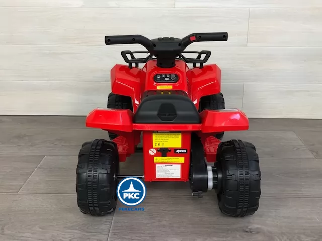 Quad Champion 5000 6V Rojo trasera