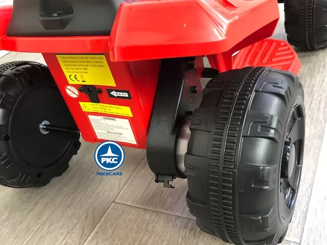 Quad Champion 5000 6V Rojo motor