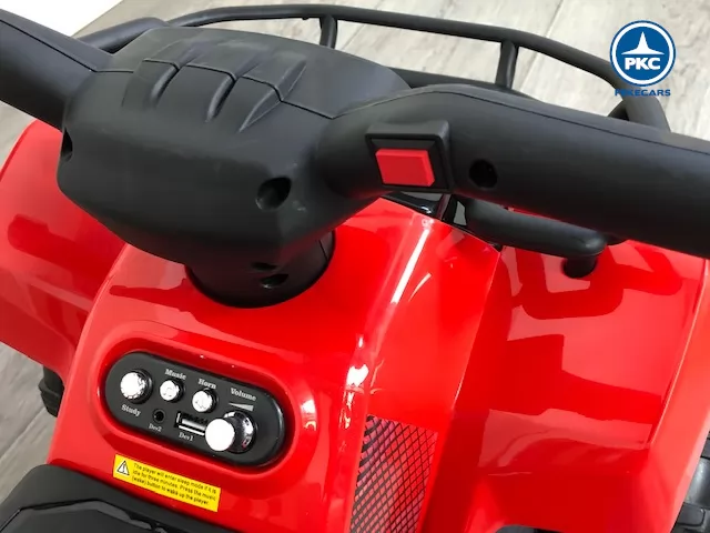 Quad Champion 5000 6V Rojo manillar