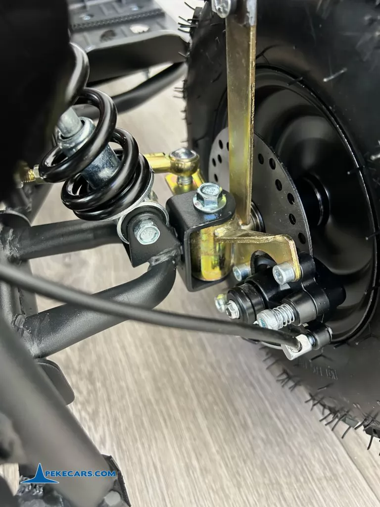 Quad Cobra 36V 800W Azul suspensiones